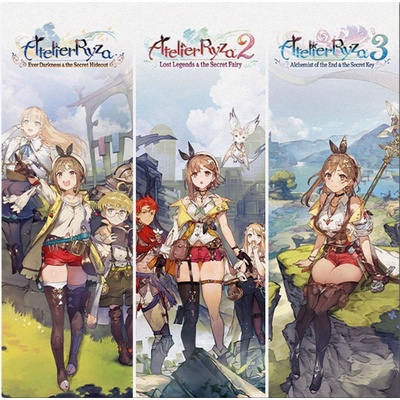 Various Artists - Atelier Ryza Trilogy (Clear/Sky Blue Marble Coloured) (3 LP) (4059251749424)