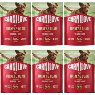 CARNILOVE Dog Pouch Turkey and Quial 6 x 300 g