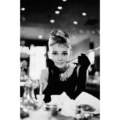 Plagát, Obraz - Audrey Hepburn - breakfast, 61 × 91.5 cm