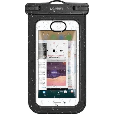 UGREEN Калъф за телефони до 6.5"(16.51), Ugreen Universal Waterproof Case (LP186), водоустойчив IPX8, черен (LP186)