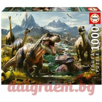 Educa Пъзел educa 19924 - 1000 части - Свирепи динозаври (edu19924)