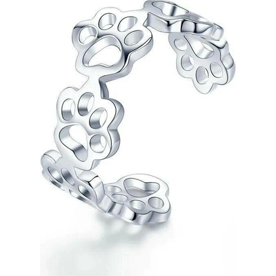 P&J Jewellery Stříbrný prsten Psí tlapky SRUNI49