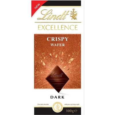 Lindt Excellence Horká čokoláda s kúskami chrumkavej sušienky 100 g