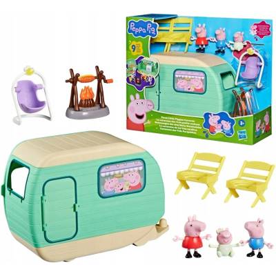 Hasbro Prasátko Pepa Kempingový přívěs tří prasátek + 3 figurky G2201