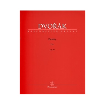 Antonín Dvořák: Dumky. Trio op. 90 - Antonín Dvořák - Editio Bärenreiter