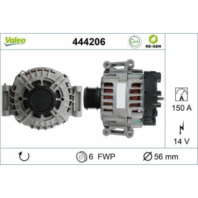 Alternátor VALEO 444206