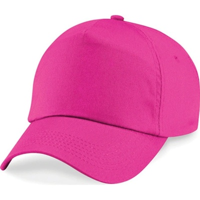 Beechfield Original 5 Panel Tmavo ružová