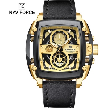 Naviforce Часовници naviforce tu-38600 - Черен / Златен kp38600 (tu-38600)