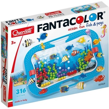 Quercetti Мозайка Fantacolor - забавление в океана - риби - 316 бр