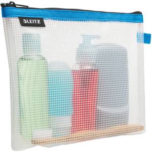 LEITZ Несесер Leitz WOW WP Cosmetics Travel 24x17 cm wash bag - Clear (Blue)