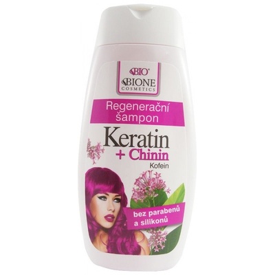 BC Bione regenerační šampón na vlasy Keratin & Chinin Kofein 260 ml