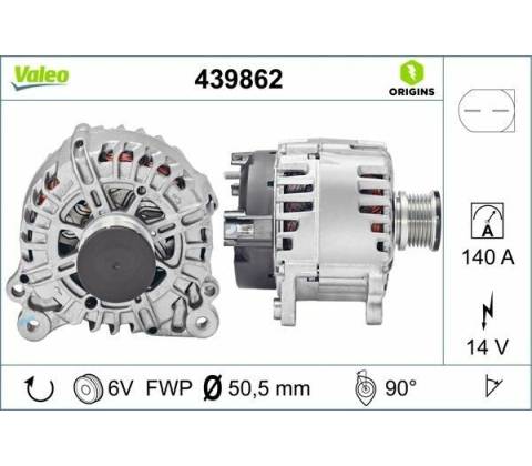Alternátor VALEO 439862