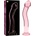 IBIZA Nebula Model 18 Dildo Borosilicate Glass 18.5x3.5cm Pink