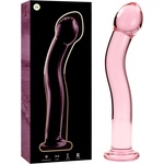 IBIZA Nebula Model 18 Dildo Borosilicate Glass 18.5x3.5cm Pink