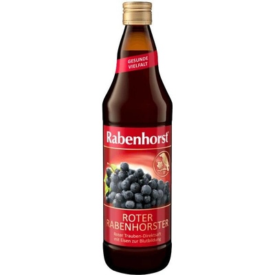 Rabenhorst Šťáva z červeného hrozna se železem Bio 0,75 l