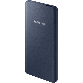 Samsung Universal Battery Pack EB-P3020CS 5000mAh - външна батерия с MicroUSB кабел и USB-C адаптер за мобилни устройства (тъмносин)