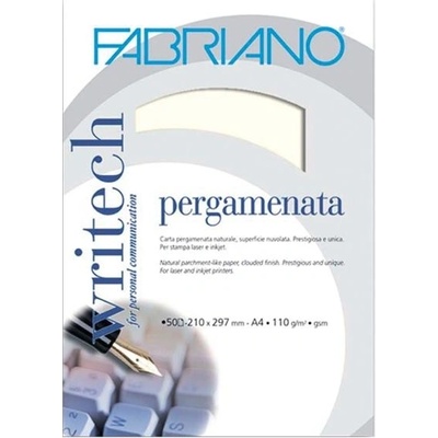 Fabriano Pergamenata papier na písanie biely, 110g/m2 10 hárkov