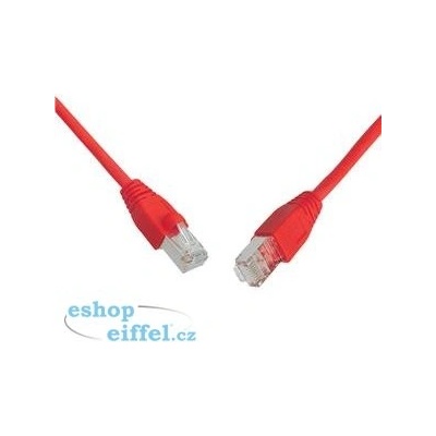 Solarix C6-315RD-5MB patch CAT6 SFTP PVC, 5m, červený