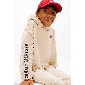 Tommy Hilfiger суичър с качулка детски памучен (KB0KB10319.128.176.PPY2)