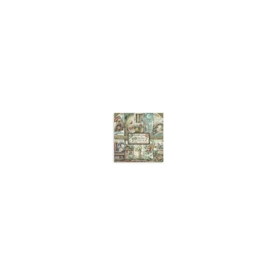 Sada papírů 20,3x20,3 190g Herbarium Silvae (SBBS135) Stamperia SCR526052