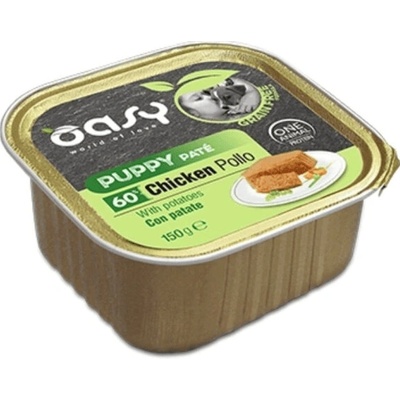 Oasy Pate Grain Free Puppy Chicken with Potatoes 150 g