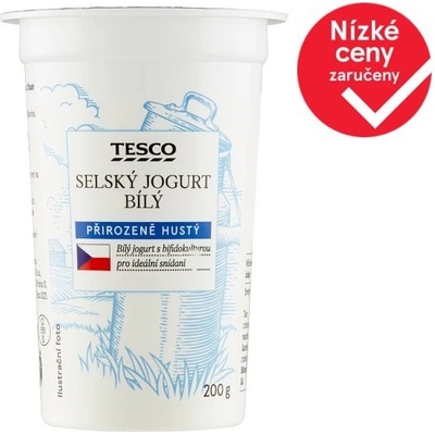Tesco Selský jogurt bílý 200 g
