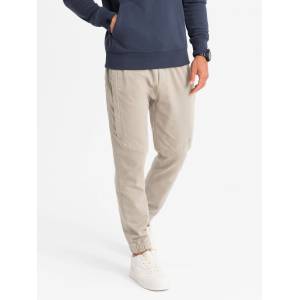 Ombre Clothing Мъжки плетени долнища с маншети сиви Ombre Clothing Ombre Clothing | Siv | МЪЖЕ | 34/32