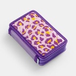 Goomby Двоен пълен несесер Leopard Purple