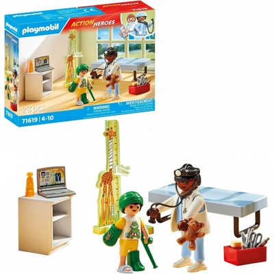 PLAYMOBIL 71619 Pediater s plyšovým medvedíkom