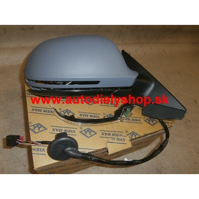 Audi A3 8/2008-2012 spätné zrkadlo Pravé /10 pinové/ sklopné,3dv