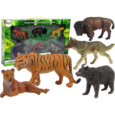 mamido Sada afrických zvierat Lesné postavy Medveď Tiger