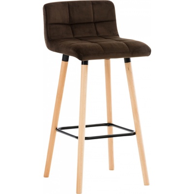 Design-Shop Lincoln samet Hnědá / natura