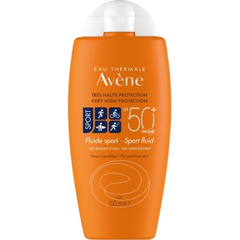 Image 1 of Avène Sun Слънцезащитен флуид за лице и тяло Sport, SPF50+, 100 ml