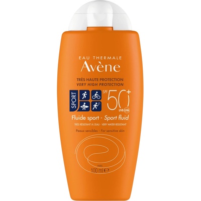 Avène Sun Слънцезащитен флуид за лице и тяло Sport, SPF50+, 100 ml