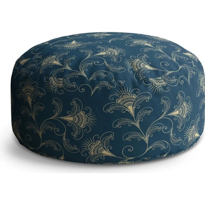 Sablio Taburet Circle Vintage ornamenty: 38x48 cm
