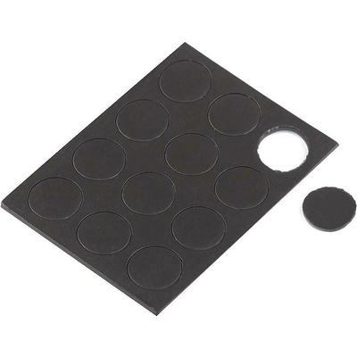 Samolepicí magnety černá 1 karta
