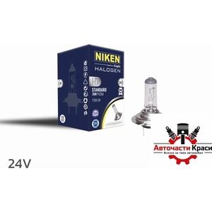 NIKEN Kрушкa NIKEN - H7 70W 24V (282356) - avtochastikrasi