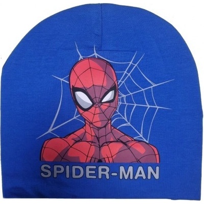 Spiderman Detská bavlnená jarná / jesenná čiapka svetlo modrá