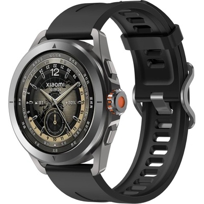PROTEMIO 91086 SILICONE Vymeniteľný remienok pre Xiaomi Watch S4 Sport čierny