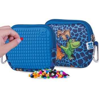 PIXIE CREW Портмоне Pixie Crew - Dino, Синьо (PXA-08-90)