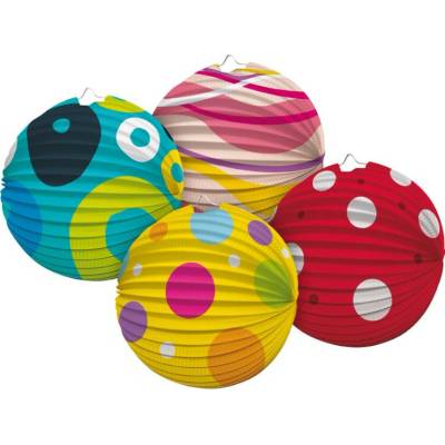 UNIPAP Lampion kulatý 25 cm - mix