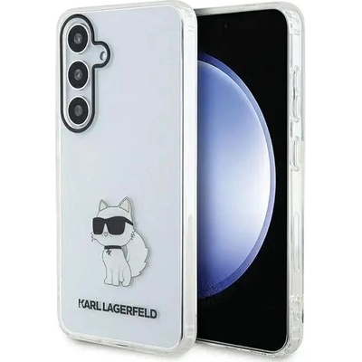 KARL LAGERFELD Кейс Karl Lagerfeld KLHCS24MHNCHTCT за Samsung Galaxy S24 Plus S926, прозрачен, твърд, IML Choupette (KF001954-0)