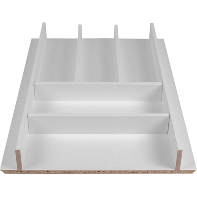 Příborník Elletipi Wood Line do zásuvky 45 cm, bílý, PLC M50045 18