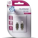 m-tech LED LB814 C5W 41mm 2xHP White M-TECH к-т крушки (LB814W)