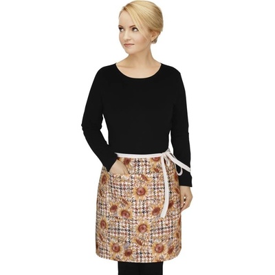 Bellatex zástěra Ema do pasu slunečnice zástěra 68x50cm