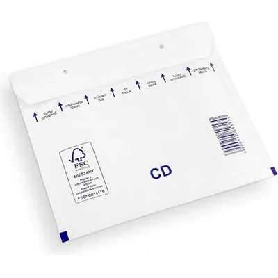 Poštové obálky bublinkové MMCD na CD biele 20x17,5cm