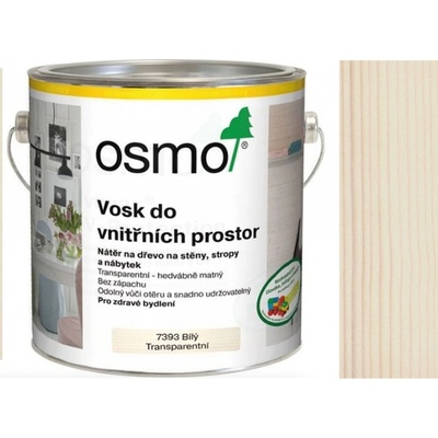 Osmo 7393 Vosk do vnitřních prostor 2,5 l Bílý transparentní – Zboží Mobilmania