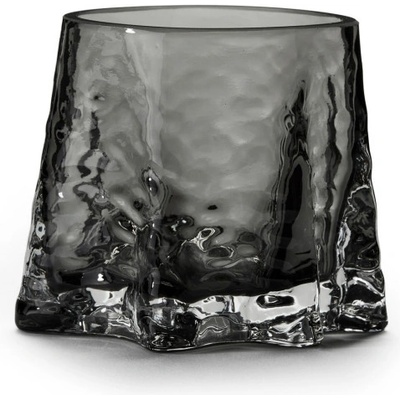 Skleněný svícen Gry Smoke COOEE Design