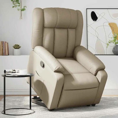 vidaXL 11461.3205270 Zvedací polohovací cappuccino umělá kůže