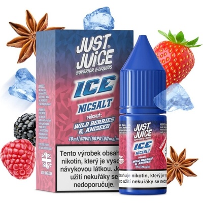 Just Juice ICE Wild Berries & Aniseed Just Juice Salt 10 ml 11 mg